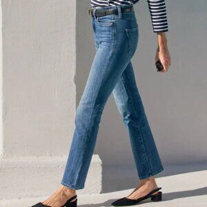 AYR the Pop  Straight Ankle Jeans in medium wash, Size 32